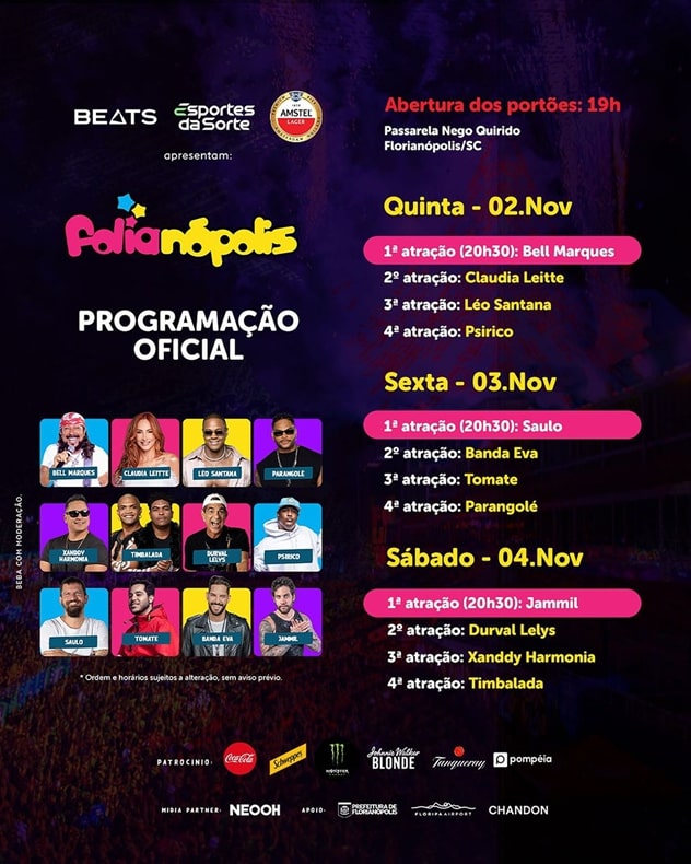 Esportes da Sorte segue com ativações pelo Brasil e patrocina eventos em Santa Catarina, Sergipe e Brasília durante este feriado