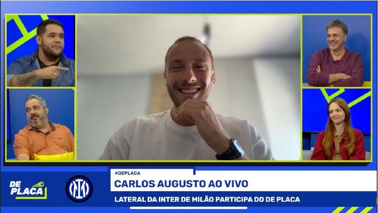 Na TNT Sports, Carlos Augusto fala sobre ida para a Inter de Milão, nega contato de Dorival Júnior e fala sobre desafios na chegada à Europa