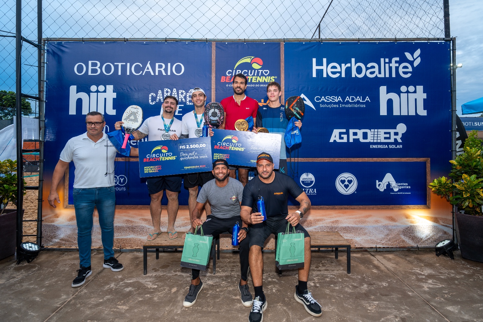 Definidos os campeões da etapa de Paulínia (SP) do Circuito Beach Tennis