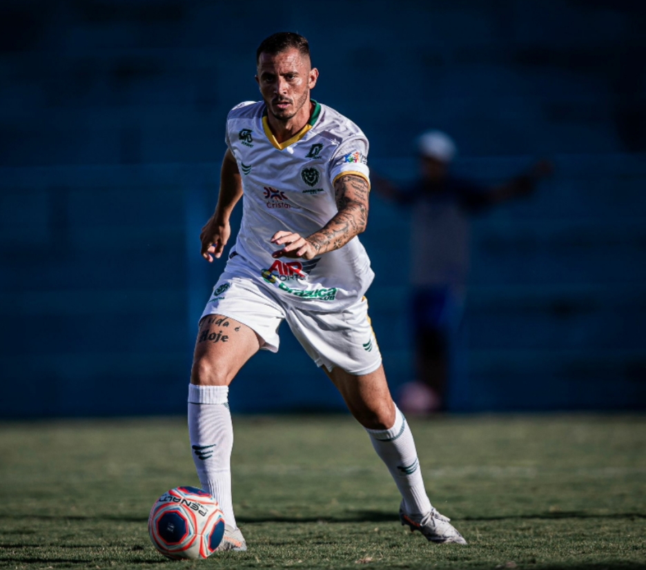 Com passagem por Vila Nova e Atlético Paraense, Felipe Pelles, chega ao Luziânia e demonstra otimismo para o início do Candangão