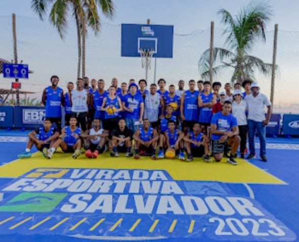 Rei da Quadra esteve presente na Virada Esportiva de Salvador