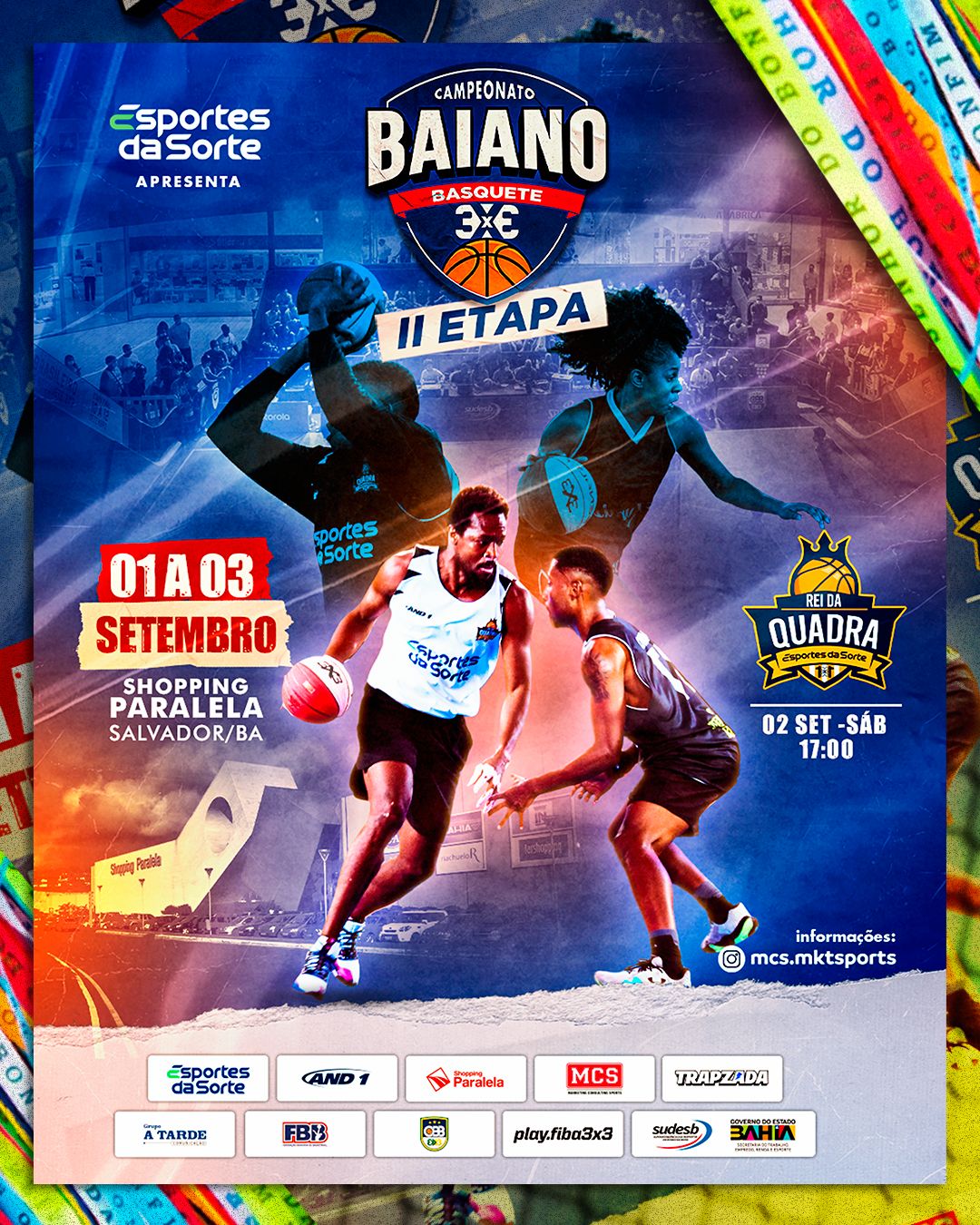 Salvador será palco da II Etapa do Campeonato Baiano de Basquete 3x3