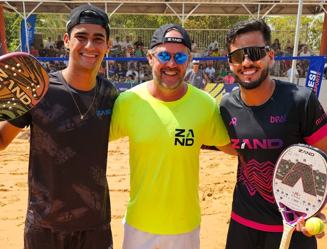 Bicampeão Mundial forma dupla inédita com brasileiro top 10 no torneio internacional de Campinas (SP) de Beach Tennis