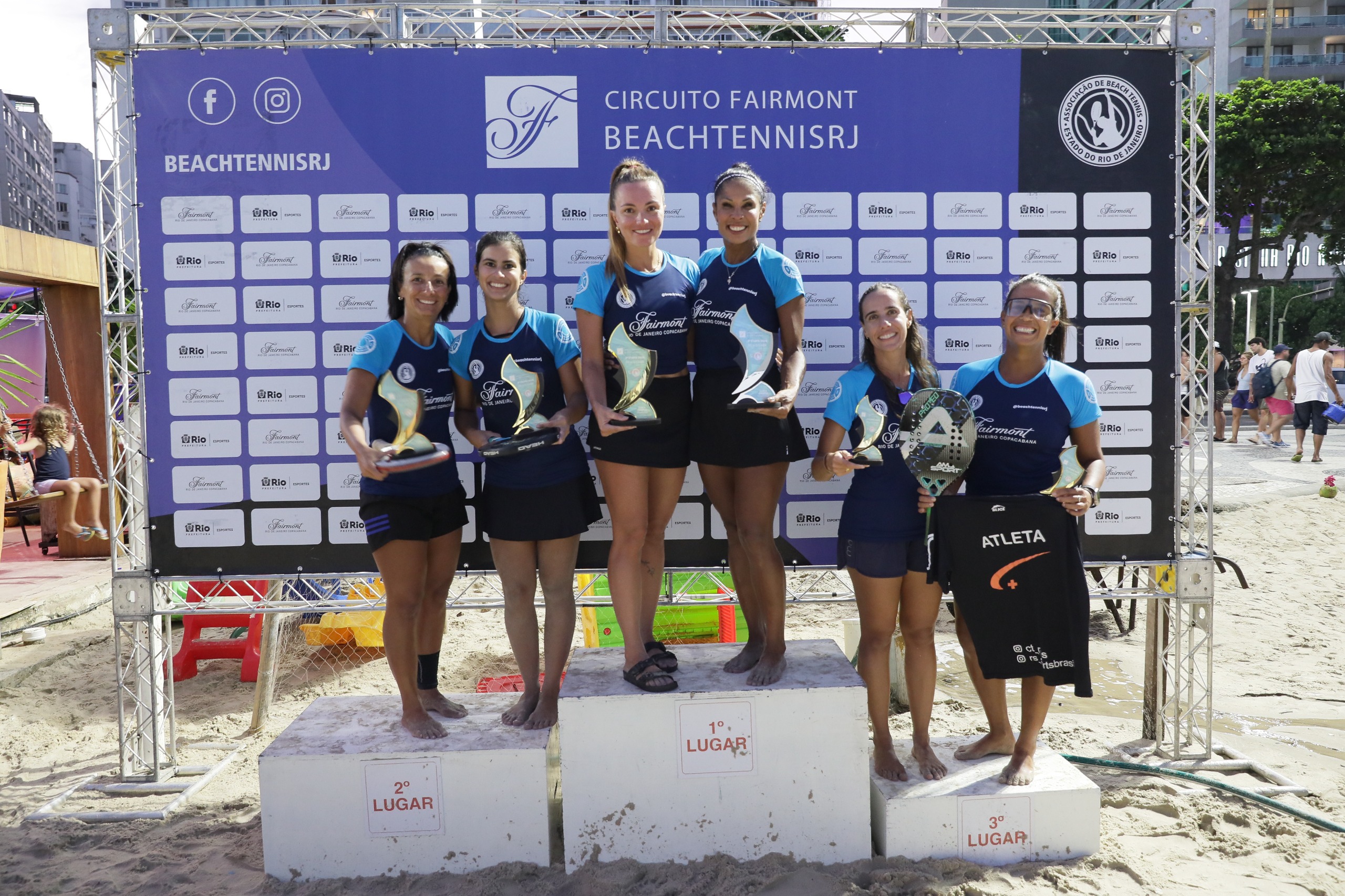 Definidos os campeões da 2ª etapa do Circuito Fairmont na Praia de Copacabana