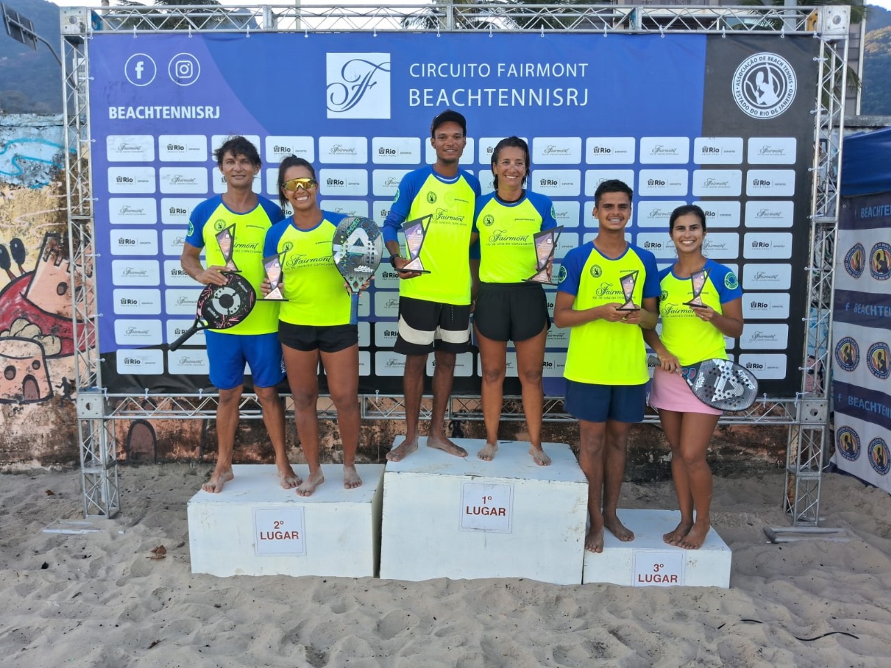 Etapa de São Conrado do Circuito Fairmont de Beach Tennis no Rio de Janeiro é sucesso e define campeões