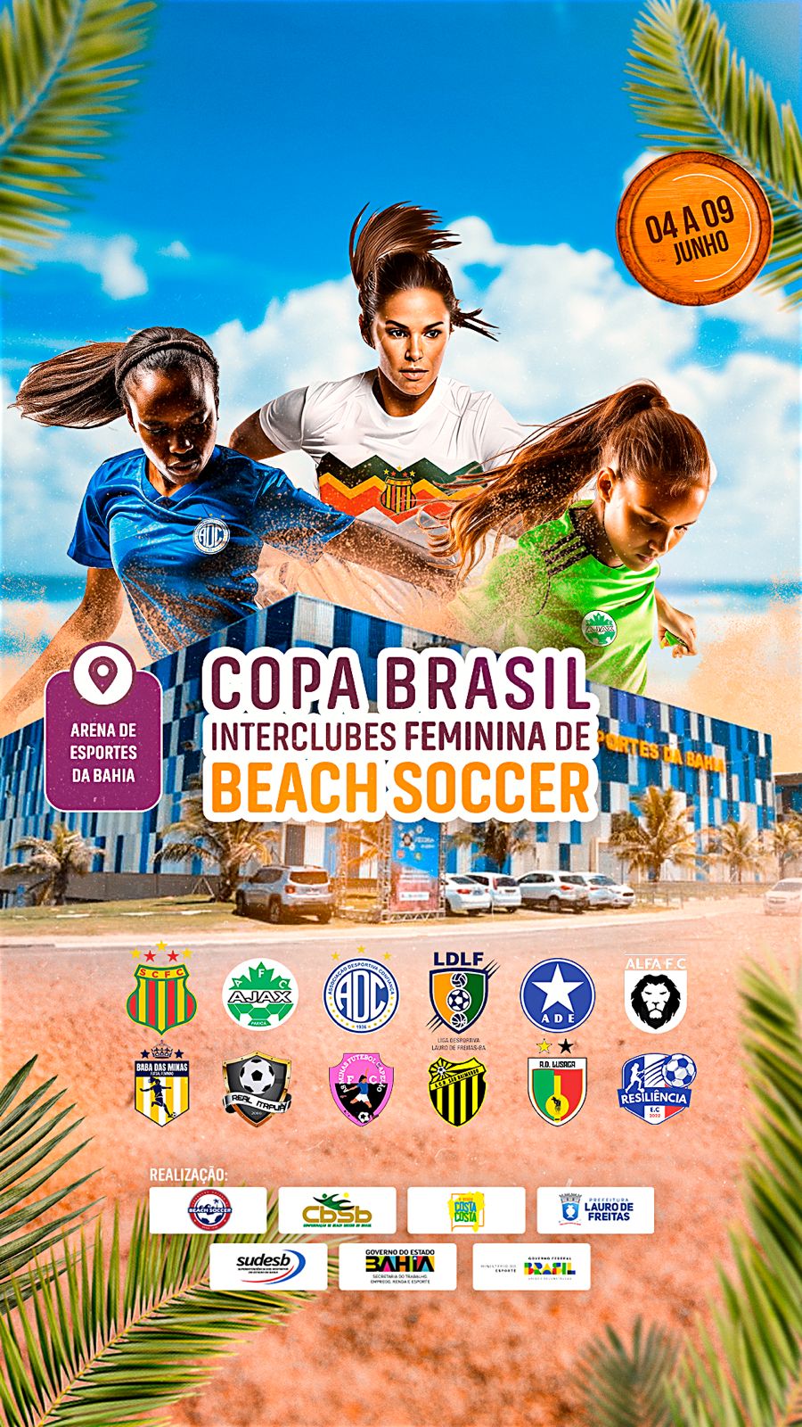 MCS organiza Copa Brasil Interclubes Feminina de Beach Soccer