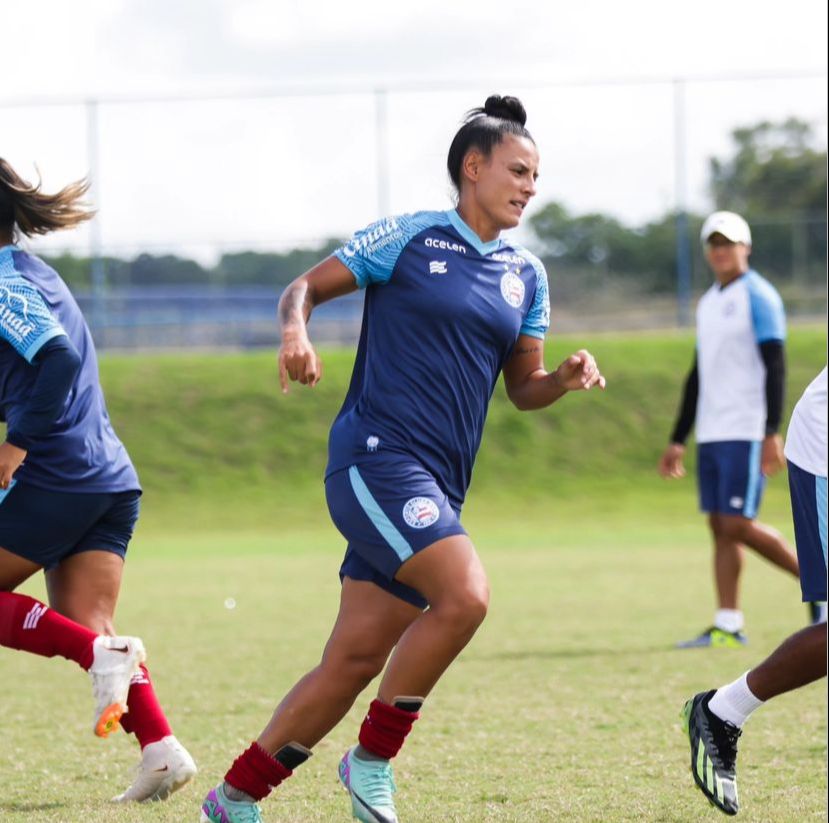 Jaque Soares comenta vitória pelo Bahia e mira próximo desafio no Brasileirão Feminino A2