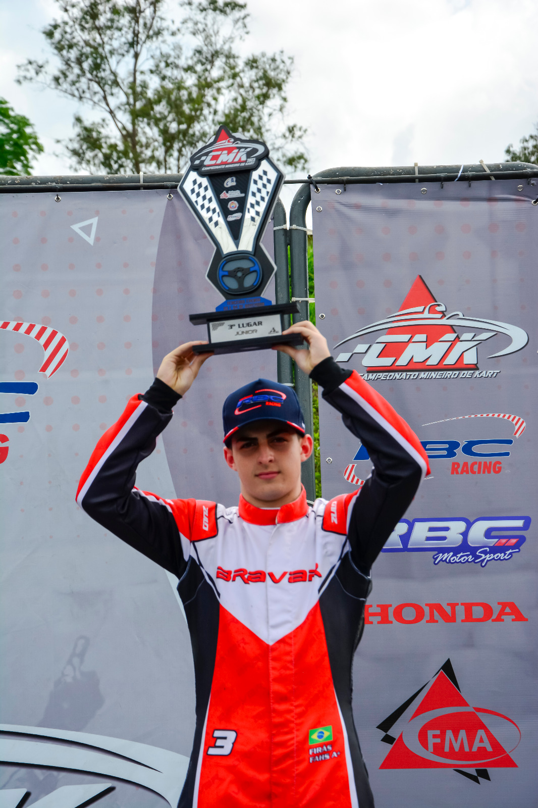 Firás Fahs vice-campeão no Open do Brasileiro de Kart