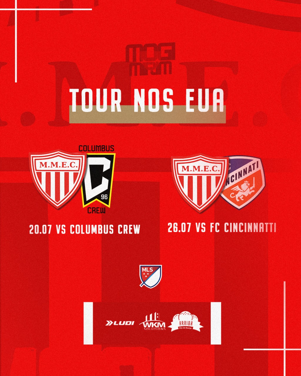 Mogi Mirim confirma tour nos EUA com amistoso com times da MLS