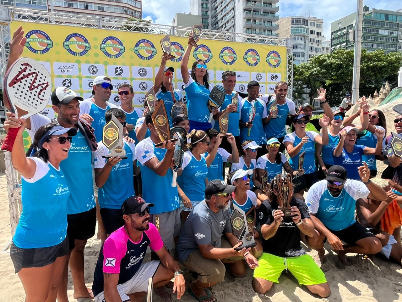 Rio de Janeiro fatura o título inédito da Copa dos Estados, na Praia de Copacabana